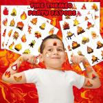 106 PCS Fire Camp Temporary Tattoos for Parties