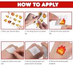 106 PCS Fire Camp Temporary Tattoos for Parties