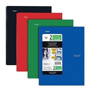 Five Star 2-Pocket Plastic Folders - 4 Pack