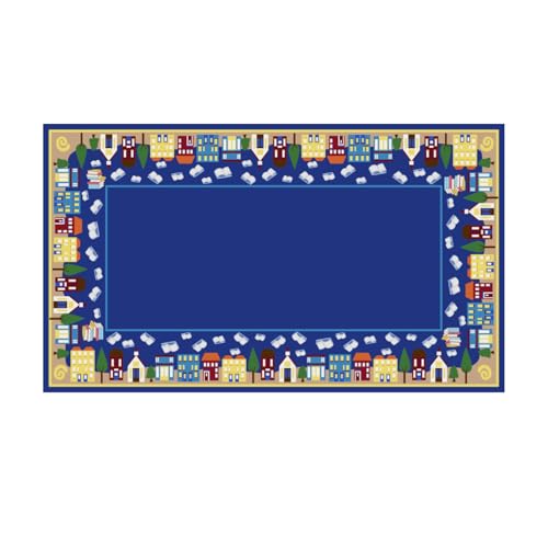 Booooom Jackson Classroom Rug Elementary, 13'x7'5''Large Classroom Carpet Preschool Seating Rug for School, Preschool Rugt with Non-Slip Backing(BJ-Class10-4023-QR)