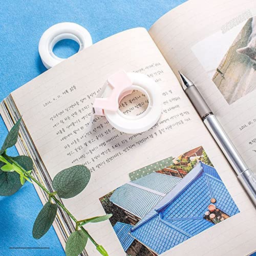 2Pcs Multifunctional Invisable Tape Set with Refillable Tape Dispenser Writable Tape Office School Stationery Supplies Tape Dispenser Refill Rolls Holder 1 Inch 2 Inch 3 Inch Core Desktop Cute (2)