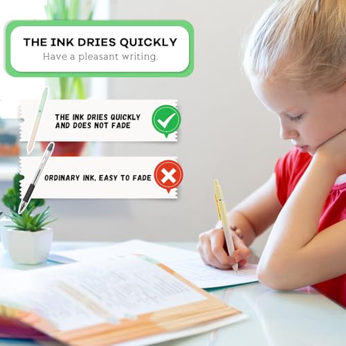 Gel Pens,10 Pcs 0.7mm Back Ink Pen, Fine Point Smooth Writing Pens,Quick Dry High-End Series Pen for Journaling Note Taking,Writing, Cute Aesthetic School Supplies Gifts for Women Men,Office Ballpoint