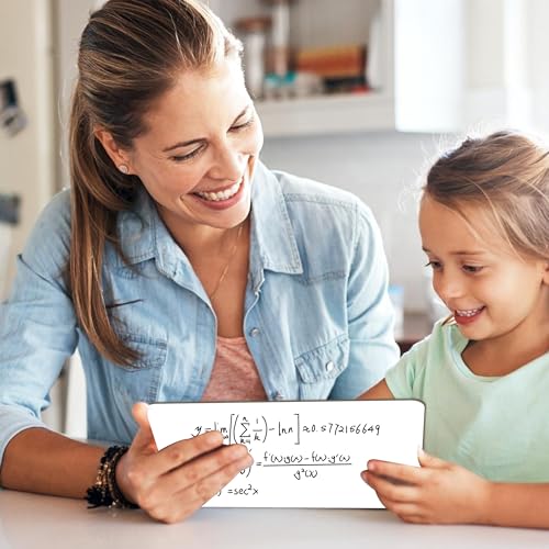 2 PC Small White Board Dry Erase Classroom Pack Boards 9"x12” Personal Whiteboards for Students Teachers School Supplies Lapboards,with Whiteboard Erasers Incl and Colors Pens