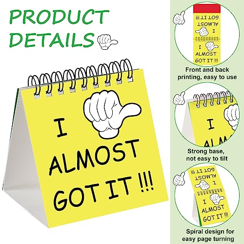 Harloon 36 Pcs I Need Help Mini Flip Chart Signs Self Assessment Cards Behavior Management Classroom Tools for Kids Teachers Classroom School Behavior Educational and Learning Activities Supplies