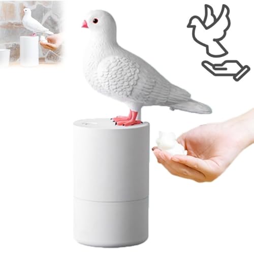 Pigeon Soap Dispenser: Pigeon Automatic Induction Foam Hand Washer, Automatic Soap Dispenser, Automatic Soap Dispenser Touchless, Countertop Soap Foam Dispenser, Bird Soap Dispenser (B)