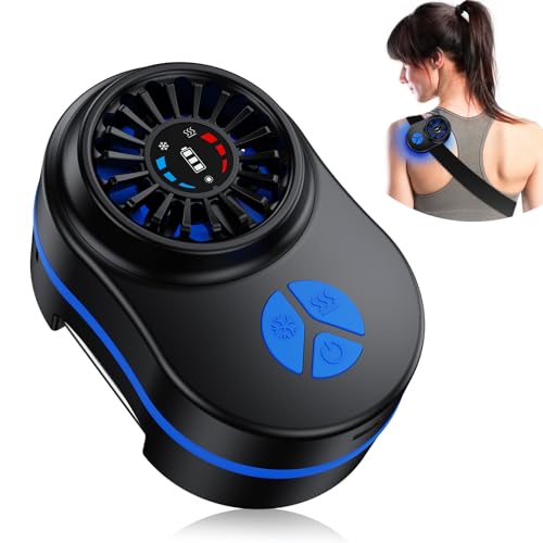 Portable Heating Pads and Cooling Pad, Instant Heat and Cold and Contrast Therapy for Pain Relief, Muscle Recovery, Warm &Cold Therapy Machine for Shoulders, Back,Neck, Waist