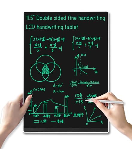 11.5 Inch LCD Writing Tablet w 11.2" Fine Point/Line Screen. Erasable Standalone Electronic Notetake Pad 4 Adult/Teen. Reusable Digital Message/Note Pad 4 Business/Home w Stylus. Nice Gift Box Packed