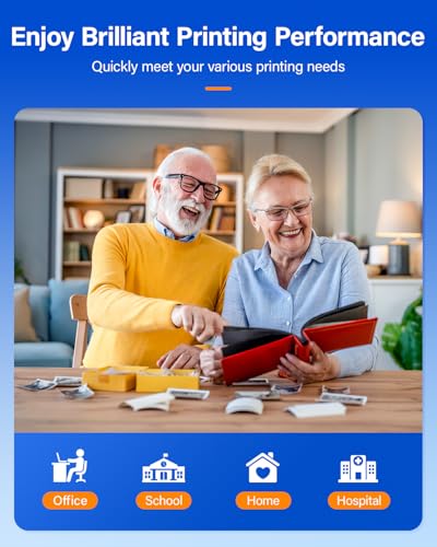 67XL Printer Ink for HP 67XL Ink Cartridges Black/Color Combo Pack Replacement for HP Ink 67 XL DeskJet 2700e 2755 2755e 2855e 4155e 4100 4255e Envy 6000 6055 6400 6455e 6455 Pro 6458 6475 1255 Inkjet