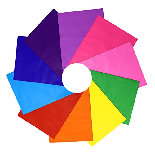 1ABOVE Multi Coloured Tissue Paper, 110 Sheets Large Tissue Gift Wrapping Paper, Acid Free,50X75 cm Perfect for Gift Bags, DIY Art Crafts,Floral, Holidays,Birthdays, Bags