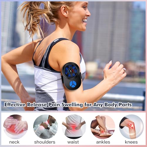 Portable Heating Pads and Cooling Pad, Instant Heat and Cold and Contrast Therapy for Pain Relief, Muscle Recovery, Warm &Cold Therapy Machine for Shoulders, Back,Neck, Waist