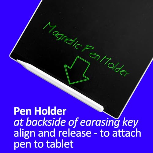 11.5 Inch LCD Writing Tablet w 11.2" Fine Point/Line Screen. Erasable Standalone Electronic Notetake Pad 4 Adult/Teen. Reusable Digital Message/Note Pad 4 Business/Home w Stylus. Nice Gift Box Packed