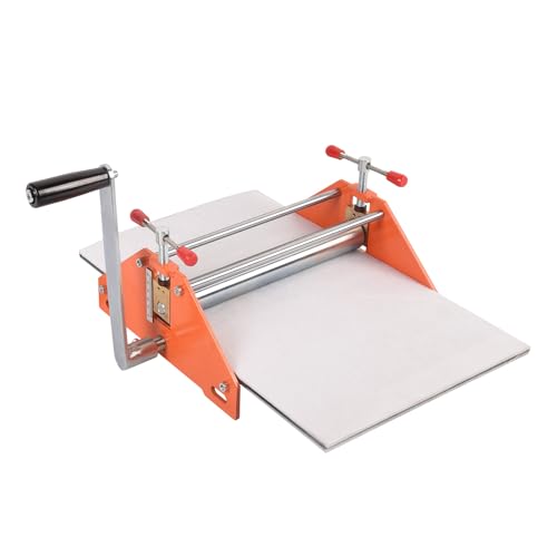 Printing Press, Basic Etching Press Steel,Printing Machine Size 11"L x 10"W x 6.8"H Metal Construction with Anti-Slip Sticky Plate Etcher for Block Monotype Printing and Etching, Printmaking Supplies