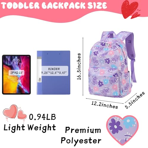CAMTOP Kids Backpack with Lunch Box for Girls Boys Lightweight Waterproof Preschool Kindergarten Elementary School BookBag