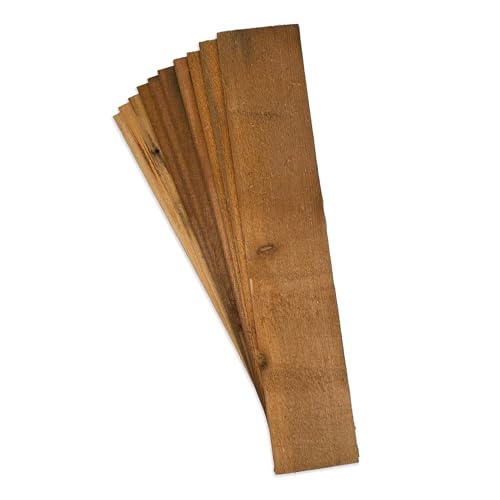 Aged Wood Bundle | Arts and Crafts | DIY | House | School Projects | Decoration | Wooden Ornaments | Pack of 10 | 24 inch Long