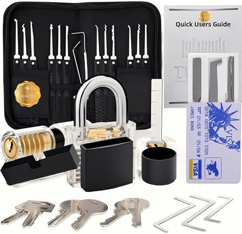 Home Improvement Simple Accessory Lock Set with Leather Handbag Keyed Padlocks Lock Backpack Packs Durable for School Gym Sports Locks with Keys Combinations Tool Sets Tool Kits