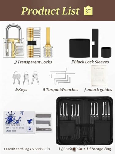 Home Improvement Simple Accessory Lock Set with Leather Handbag Keyed Padlocks Lock Backpack Packs Durable for School Gym Sports Locks with Keys Combinations Tool Sets Tool Kits