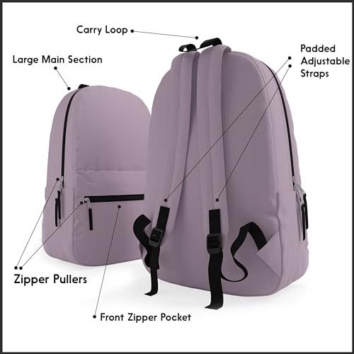 Bulktech 40 Pack Classic Backpacks in Black - Wholesale Bulk Bookbags for Kids, Ideal for Schools, Charities, and Organizations Seeking Durable and Reliable Backpacks