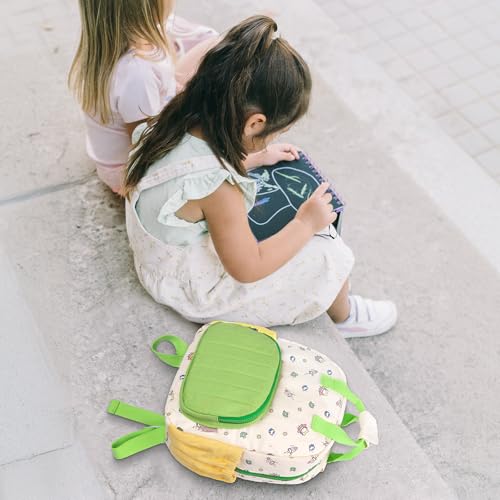 GAGAKU Toddler Backpack for Boys Girls - Kids Backpack Mini Backpack 2-6 years old Cartoon Breathable Comfortable Preschool Backpack for School Travel - Green Airship