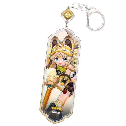 Sonsoke Game Anime Acrylic Standing Figure Vision Keychain Acrylic Key Chain Pendant Keyring Decoration (Kachina)