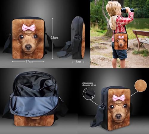 GIFTPUZZ Happy Fall Women Girl Shoulder Bag Crossbody Lightweight Messenger Bag for School Office Work Large Capacity Wallet Travel Storager Bag Thanksgiving