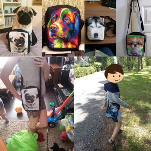 GIFTPUZZ Happy Fall Women Girl Shoulder Bag Crossbody Lightweight Messenger Bag for School Office Work Large Capacity Wallet Travel Storager Bag Thanksgiving