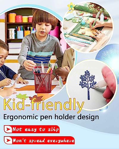 Oythiem Ball Point Glue Pen - Applying Glue Like Writing, Precise Apply and Easy Control, Quick Dry Fine Tip Glue Pen for Crafting, Scrapbooking, Card Making, Kids Craft Supplies School Supplies