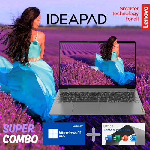 Lenovo Newest Touchscreen IdeaPad 3i Laptop with Super Combo Bundle (Windows 11 Pro and Microsoft Office Licences) (Intel Core i3, 40GB RAM | 4TB Storage)