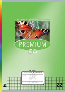 Notebook A4 29 Lines 16 Pages Diamond Patterned Lines 5 x 9 mm with Margin