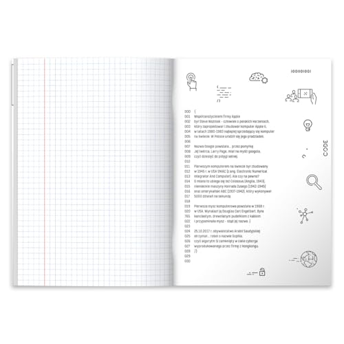 Herlitz Notebook A5, 60 sheets, Computer Science