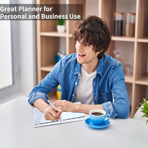 Monthly Planner 2025-2026, 2025 Calendar 24 Months Planner, January 2025 - December 2026, 8.5" x 11", Academic Planner Hard PVC Cover with Spiral Bound, Perfect for School & Office for Women & Men