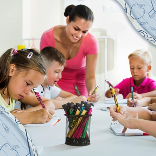 Humyoun 24 Pcs Crayon Appreciation Gifts Pens Crayon Ballpoint Pen Crayon Themed Accessories Multicolor Crayon Pen Birthday Gifts for Teacher's Day Men Women Classroom Office Party Favor, 4 Styles