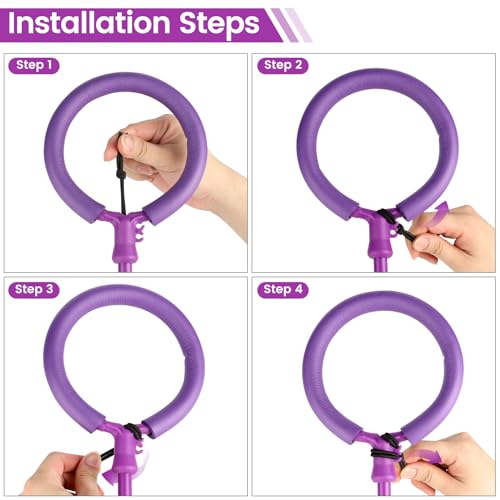 Astrell Skip Ball Skip It for Kids - Foldable Colorful Flash Wheel Skip Ball, Indoor Outdoor Game Fitness Toys for Kids, Cool Kids Toys Christmas Birthday Gifts for Girls Boys Age 6 7 8 9 10+ Year Old