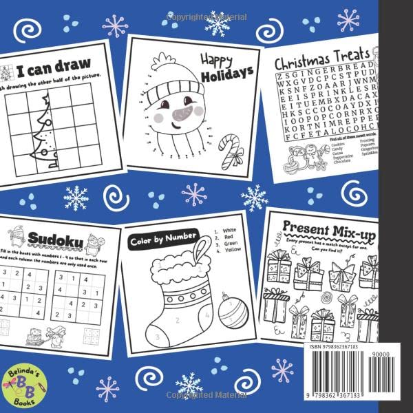 Christmas Activity Book for Clever Kids Ages 5-9