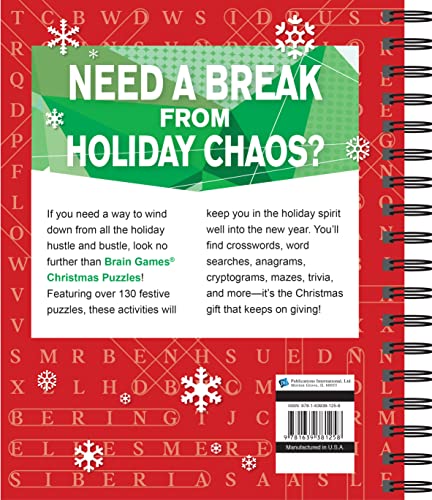 Christmas Brain Games: 120 Holiday Puzzles