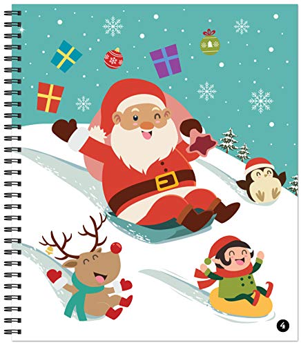 Christmas Sticker by Number Brain Game