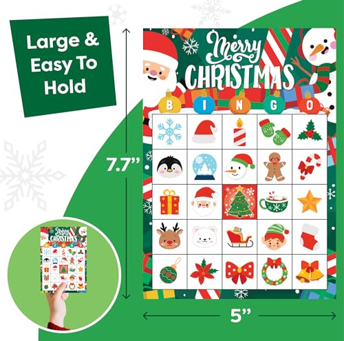 Joyous Christmas Bingo Game for Families and Groups