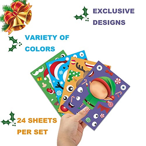 Happy Storm Christmas Craft Stickers for Kids