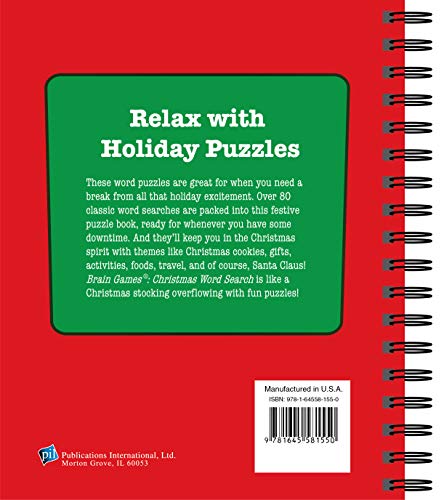 Christmas Word Search Puzzle for Brain Fun