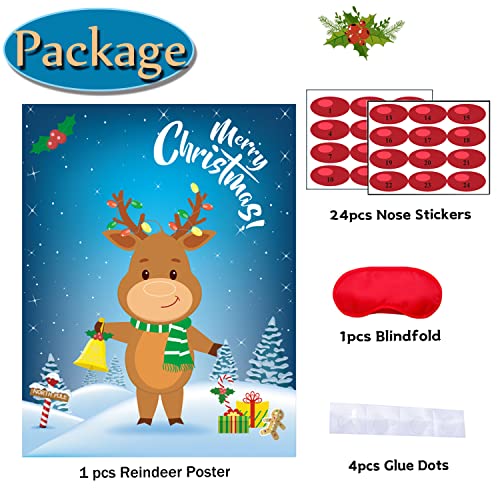 Reindeer Nose Game for Holiday Fun