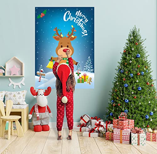 Reindeer Nose Game for Holiday Fun