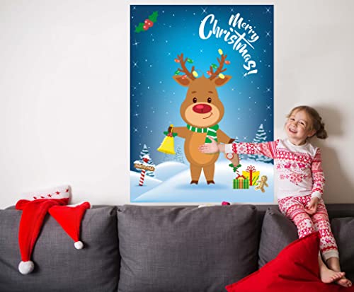 Reindeer Nose Game for Holiday Fun