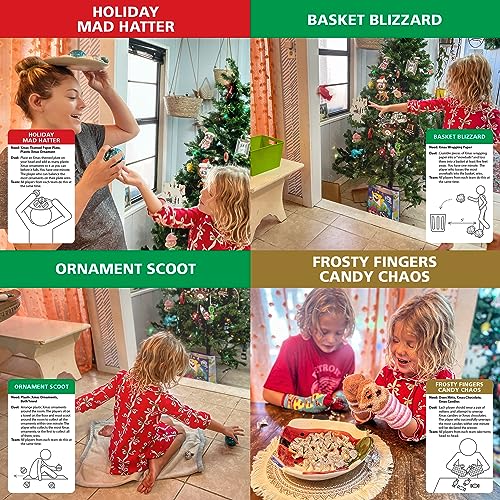Minute of Fun, Christmas Edition - 218 New Minute to Win It Challenges, Transform Christmas Decorations Items Into Games for Kids and Families is in Your Home!