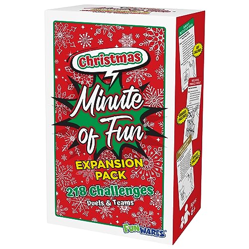 Minute of Fun, Christmas Edition - 218 New Minute to Win It Challenges, Transform Christmas Decorations Items Into Games for Kids and Families is in Your Home!