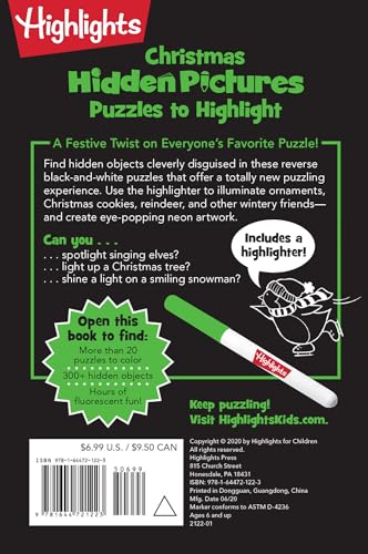Christmas Hidden Pictures Puzzles to Highlight: Color winter puzzles! Over 300+ objects! (Highlights Hidden Pictures Puzzles to Highlight Activity Books)