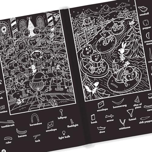 Christmas Hidden Pictures Puzzles to Highlight: Color winter puzzles! Over 300+ objects! (Highlights Hidden Pictures Puzzles to Highlight Activity Books)
