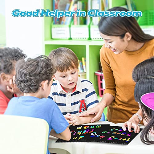 Smasiagon Scratch Paper Art Set for Kids: 2 Pack Scratch Off Art Notebook Crafts Halloween Gifts for Kids Ages 3-12 Girls Boys Birthday Christmas Party Favor Games DIY Activity