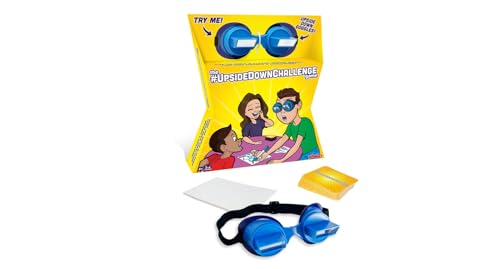 Vango UpsideDownChallenge Game for Kids & Family - Complete Fun Challenges with Upside Down Goggles - Hilarious Game for Game Night and Parties - Ages 8+