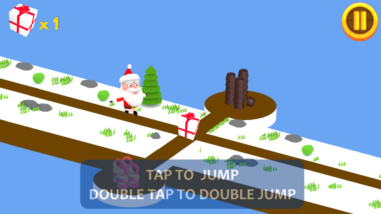 Santa Claus Run Christmas Game