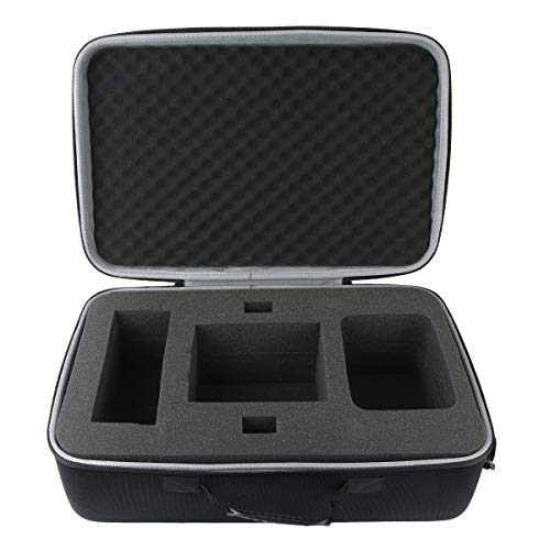 co2CREA Hard Travel Case for Holy Stone HS700 FPV Drone 1080p HD Camera Live Video GPS Return Home RC Quadcopter (Black Case -Size 2)
