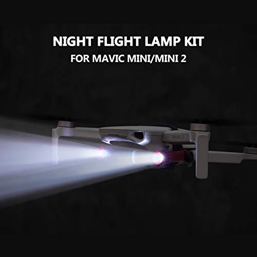Tomat Mavic Mini 2 Night Light Lamp Kit Night Light Extended Accessories Mount for DJI Mini 2/Mavic Mini Drone Accessories